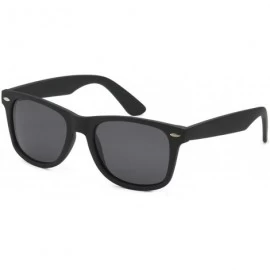 Sport Sunglasses Classic 80's Vintage Style Design - Black Matte - CQ189QRUNM9 $17.03