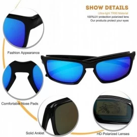 Wayfarer Polarized Wayfarer Sunglasses Computer Readers Glasses of Anti Blue Light - Black/Blue - C718E5MX73I $17.23