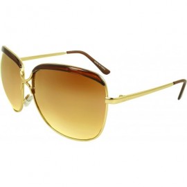 Shield Stylish Shield Sunglasses - Brown - C311FEPWFK1 $20.06