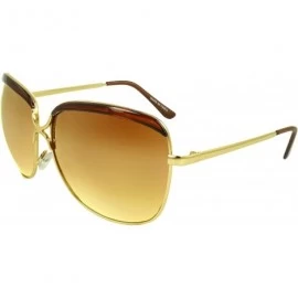 Shield Stylish Shield Sunglasses - Brown - C311FEPWFK1 $11.01