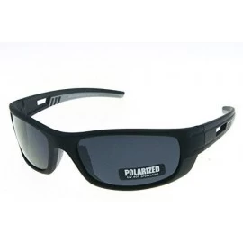 Sport Men's Retro Sports Sunglasses - Black Frame - CI11QYR2XCX $26.16