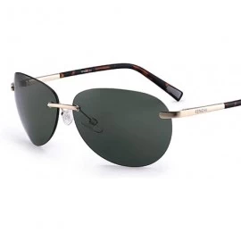 Aviator Driver Men's Sunglasses - Vintage Casual Polarized Sunglasses - B - CQ18RX3ZWM8 $98.52