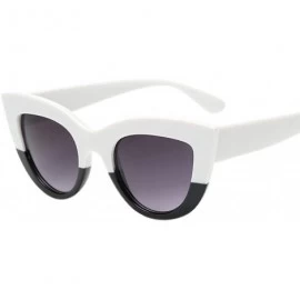 Goggle 2018 Sunglasses Matte Sunglasses Cateye Sunglasses For Women UV400 Goggles - G - CQ18DK6Z7E7 $7.15
