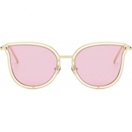 Round With our Mia Sunglasses - Gold/Pink - CB18WU8H3KG $41.14