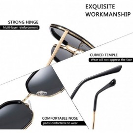 Goggle Women Square Polarized Sunglasses Ladies Fashion Oversized Sun Glasses Female Gradient Eyewear Goggles UV400 - CO199HS...