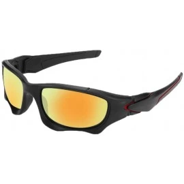 Aviator Polarized Sports Sunglasses Baseball Glasses Shades for Men durable Frame for Driving Running Fishing - CB18ZD5U0HE $...