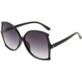 Oval Women's Oversized Irregular Eye Hybrid Butterfly Fashion Sunglasses (Style G) - CX196H4AM92 $9.60