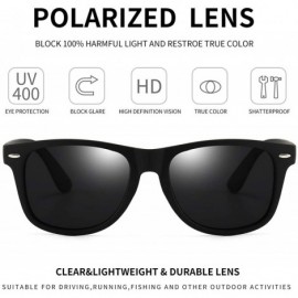 Wayfarer Polarized Sunglasses For Men Women Retro TR90 Frame Square Shades Vintage BRAND DESIGNER Classic Sun Glasses - CG189...