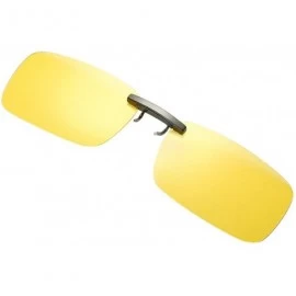 Square Mirror Sunglasses Bummyo Detachable sunglasses - Yellow - CY18NZ7SG3A $18.43