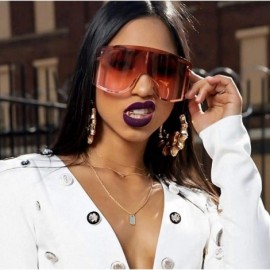 Semi-rimless Oversized Blue Yellow Gradient Sunglasses Women Luxulry Designer Red Rimless Metal Female Sun Glasses Shades - 8...