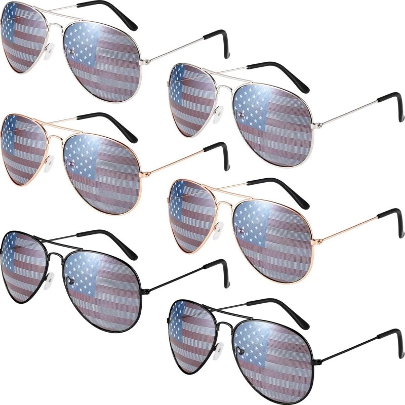 Oval American Sunglasses Glasses Optics Silver - CS18RWDM4EK $11.32