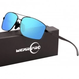 Wayfarer Sport Polarized Sunglasses For Men-Ultralight Rectangular Sunglasses Driving Fishing 100% UV Protection WP9006 - C71...