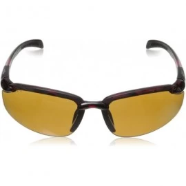 Sport G4018 Rimless Sunglasses - Dark Demi Amber & Black - CF11LDRAX5R $28.06