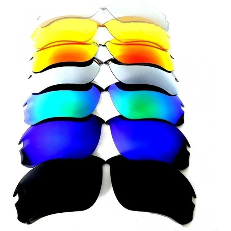 Sport Replacement lenses For Oakley Flak Draft OO9364 Polarized Black/Blue/Green/Titanium/Red/Yellow - C418RAOWWO5 $39.93