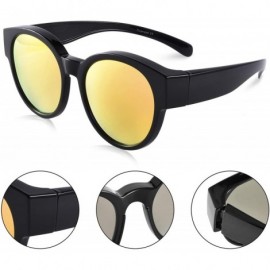 Cat Eye Polarized Oversized Fit over Sunglasses Over Prescription Glasses with Cat Eye Frame for Women&Men - CS18U8O78TD $16.60