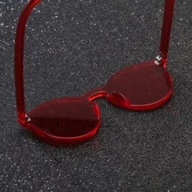 Square Rimless Integrated Glasses - CJ18DQRG97G $7.24