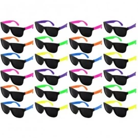 Wrap 24 Pack 80's Style Kid Adult Neon Party Sunglasses Party Favors with CPSIA certified-Lead(Pb) Content Free - CU12O5FIEO6...