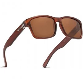 Sport TR90 Polarized Sunglasses for Men & Women 100% UV Protection KD747 - Brown - CI18UEO43HT $34.52