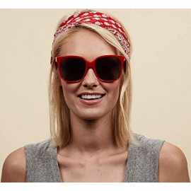 Oversized Women's Palisades Bifocal Oversized Reading Sunglasses - Red - C6196536X30 $36.69