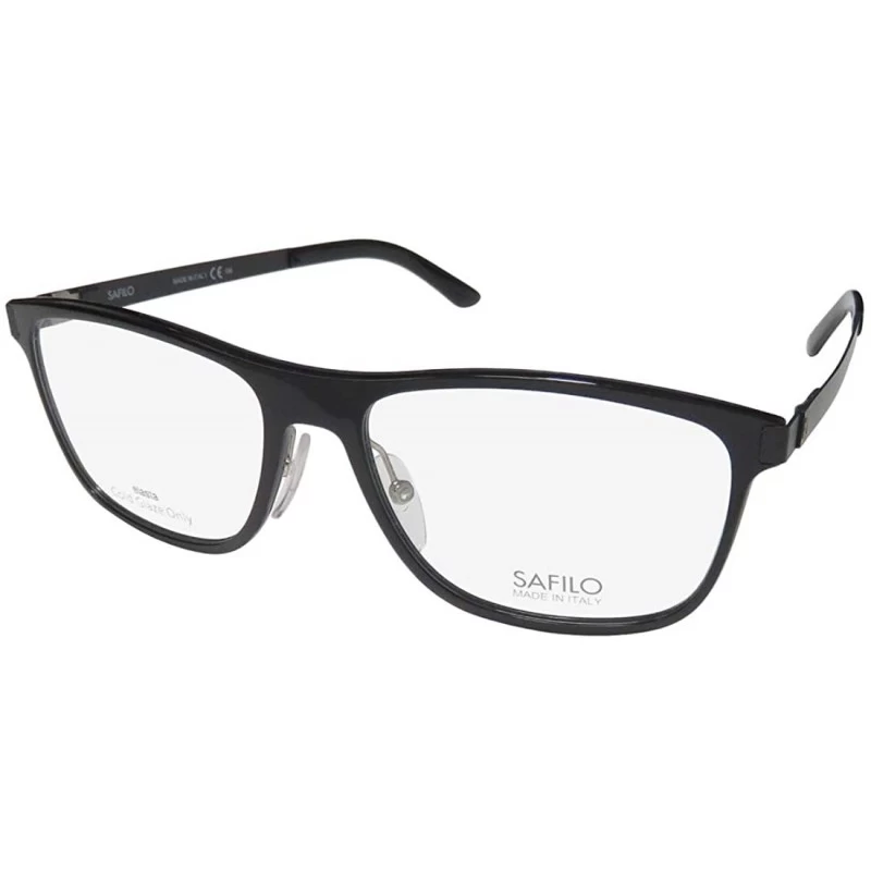 Rimless 1024 Elasta Mens/Womens Designer Full-rim Authentic Contemporary Casual Eyeglasses/Glasses - Matte Black - CP11S9IMVB...