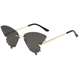 Square Sunglasses - Summer Butterfly Sunglasses Gradient Butterfly Shape Frame - Clothes Accessories - B - C419008053Y $7.47