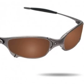 Aviator Replacement Lenses Juliet Sunglasses - Various Colors - Stealth Black & Bronze Brown - CB18DH8YDI0 $47.21
