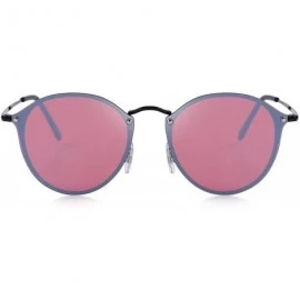 Rectangular Men/Women Retro Oval Sunglasses 100% UV Protection S6308 - Red - CS188Y900M3 $12.94