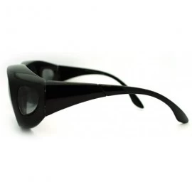 Goggle OTG Polarized Lens Semi Goggle Sunglasses (Wear Over Glasses) - Black - CB1865ZWAN5 $12.60