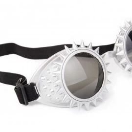 Goggle Festival Kaleidoscope Glasses Steampunk Goggles Halloween Cosplay Goggles - Black - CS18T705O55 $12.04