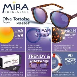 Oversized MR 810 P Purple Tortoise Sunglasses - CH18HQRU78D $26.87