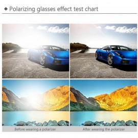 Sport Mens Womens Retro PolarizedSunglasses Classic Sports Sunglasses UV400 - Transparent-red - CK18RSANGM4 $11.10