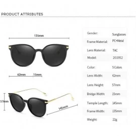 Aviator Glasses Polarized Sunglasses for Men Women Aviator Metal Mirror UV 400 Lens Fashion - Fashion Accessories - Gray - CR...