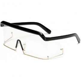 Goggle Polarized Sunglasses Fashion Frameless Eyeglasses - CE19705L3I6 $52.13