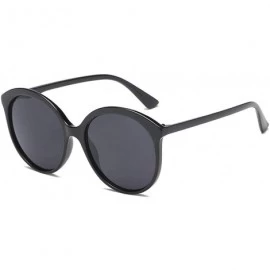 Sport Female Big box Sunglasses Shade Glasses Men and women Sunglasses - Black - CI18LLCLO6X $10.65
