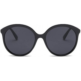 Sport Female Big box Sunglasses Shade Glasses Men and women Sunglasses - Black - CI18LLCLO6X $10.65