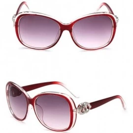 Goggle Fashion UV Protection Glasses Travel Goggles Outdoor Sunglasses Sunglasses - Red - CH190MOI9Y8 $21.63