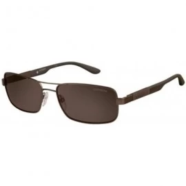 Rectangular 8018/S Sunglasses - Matte Brown / Bronze - C712DWV0BAX $36.64