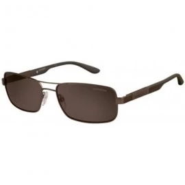 Rectangular 8018/S Sunglasses - Matte Brown / Bronze - C712DWV0BAX $91.60