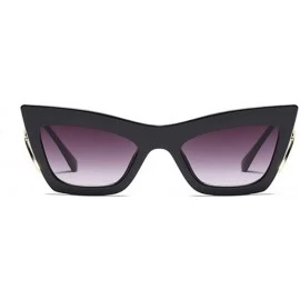 Aviator Sexy Cat Eye Sunglasses Men Women Fashion Shades UV400 Vintage Glasses C2 Red - C2 Red - CJ18YZWM2U3 $9.68