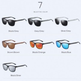 Sport Polarizing sunglasses- Al-Mg driving glasses- sunglasses- outdoor sports cycling glasses - E - CT18QC9YZ5Q $31.47
