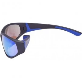 Sport Sports Bifocal Sunglasses UV 400 Protection Reading Sunglasses - Blue-mirror - CN18NOA3GRZ $8.08