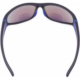 Sport Sports Bifocal Sunglasses UV 400 Protection Reading Sunglasses - Blue-mirror - CN18NOA3GRZ $8.08