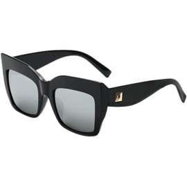 Square Non-Polarized Square Durable Sunglasses for Women Outdoor Fishing Driving - Silver - CX18DC9HDKM $33.94
