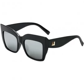 Square Non-Polarized Square Durable Sunglasses for Women Outdoor Fishing Driving - Silver - CX18DC9HDKM $30.30
