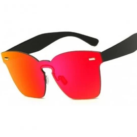 Rimless Unisex Sunglasses Fashion Style Design UV400 - Black - CC183IUGQ37 $10.09