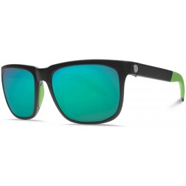 Goggle Knoxville S Polarized Rectangular Sunglasses - Matte Black Lime - C012HU95F0F $111.32