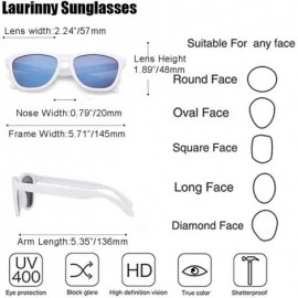 Square Polarized Sunglasses for Women Men UV400 Vintage Individuality Sun Glasses - C3 - CZ199CNTYXG $18.15