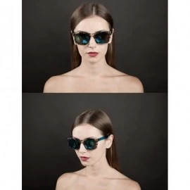 Aviator 97012 Premium Oversize Womens Mens Mirror Fashion Camouflage Sunglasses - Mirrored - C617YQ2QANT $13.32