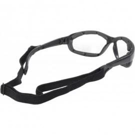 Sport Freedom Padded Riding Sunglasses with Detacheable Strap (Black Frame/Clear Lens) - CI1166ETE2B $11.41