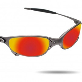 Aviator Replacement Lenses Juliet Sunglasses - Various Colors - Fire Red - Anti4s Mirror Polarized - CY18NAM3085 $18.04
